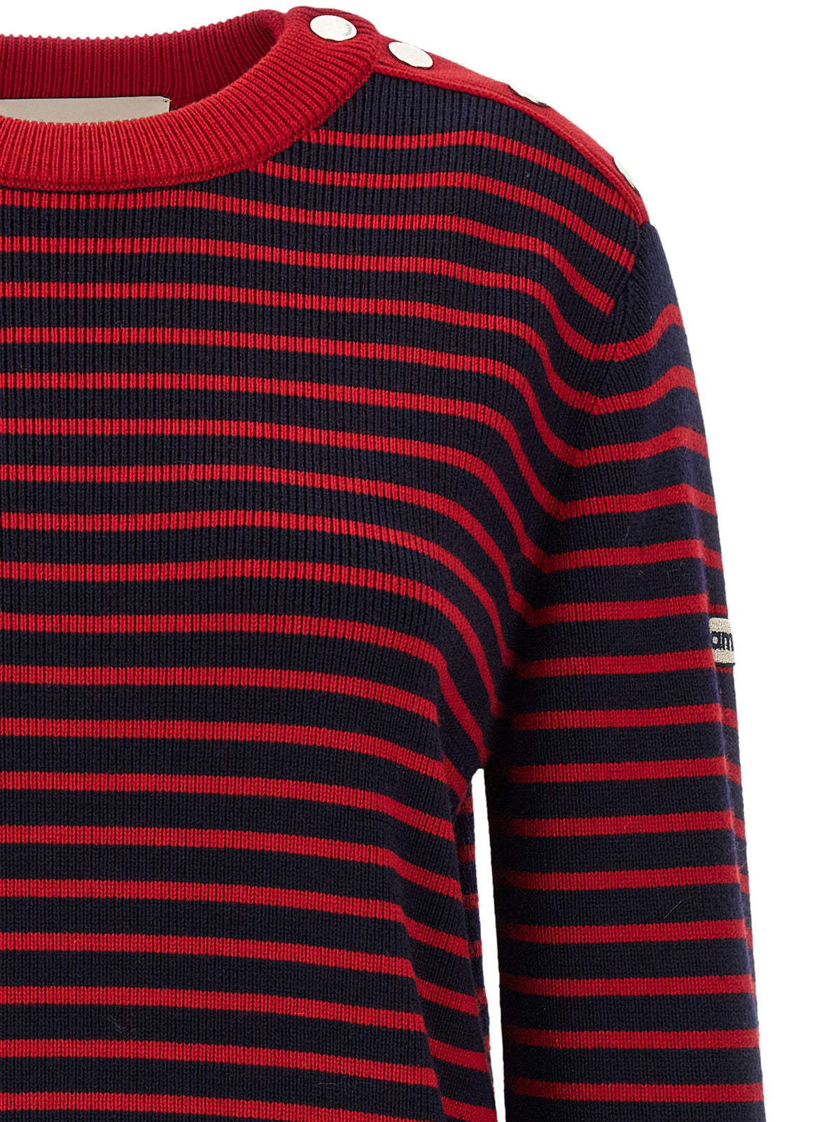 Ami Paris Blauer Wollcardigan
