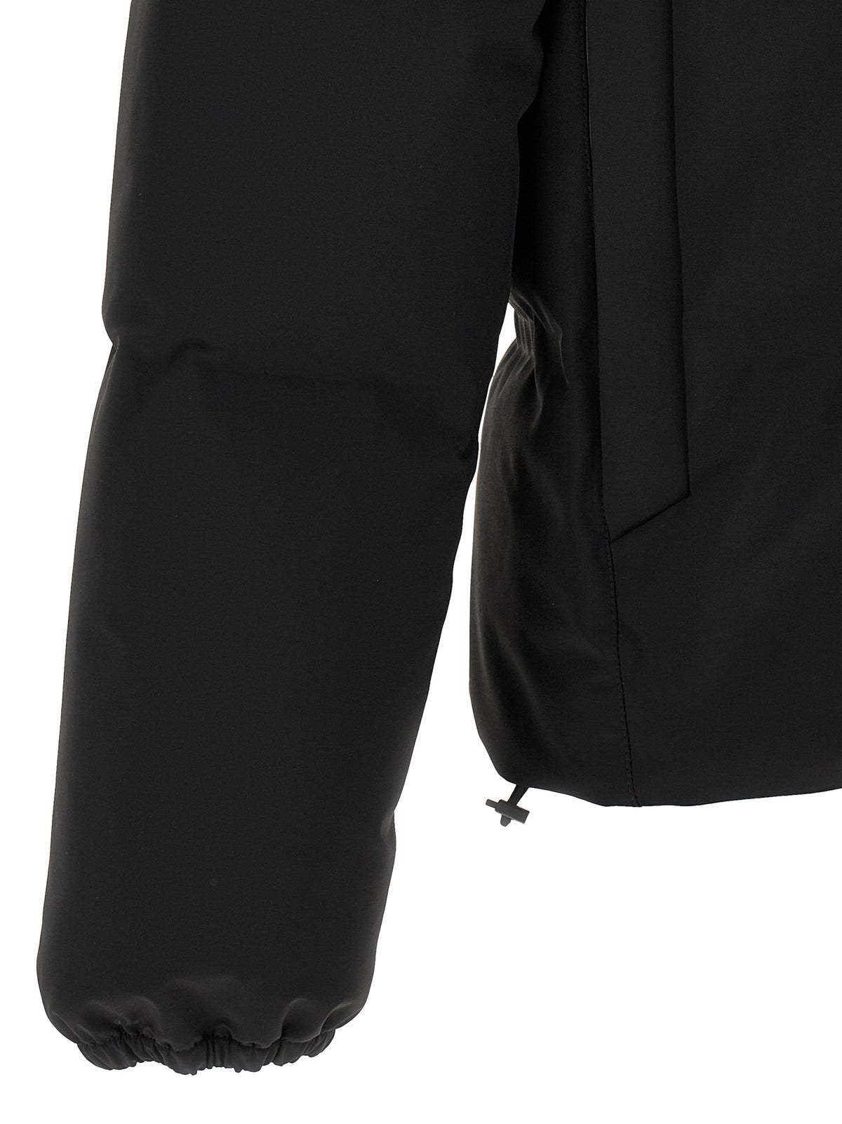 Herno Schwarze Polyamid-Jacke in voller Länge