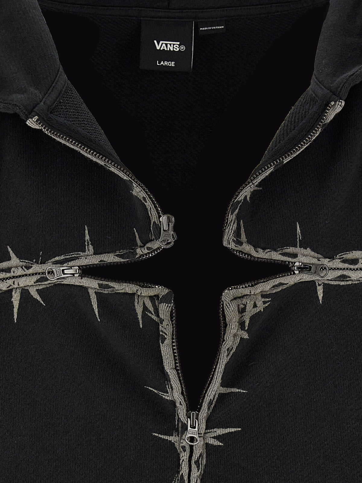 Vans Schwarzer Baumwoll-Sweatshirt