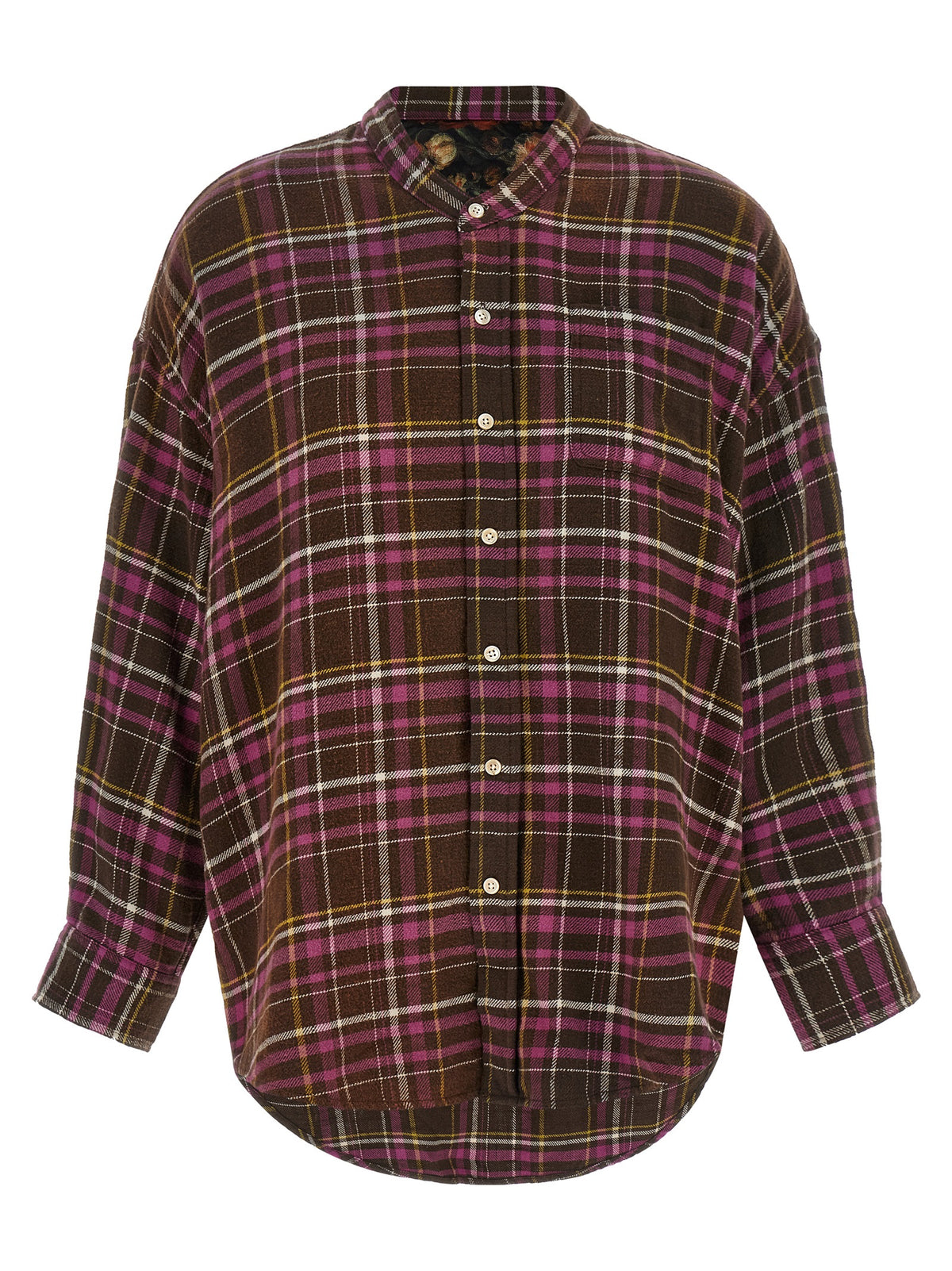 R13 Mehrfarbige Baumwollbluse