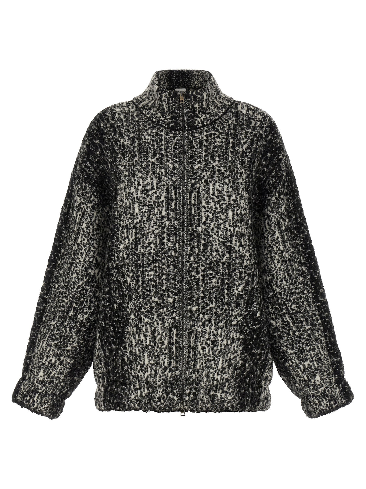 NUDE Zweifarbige Woll-Bomberjacke