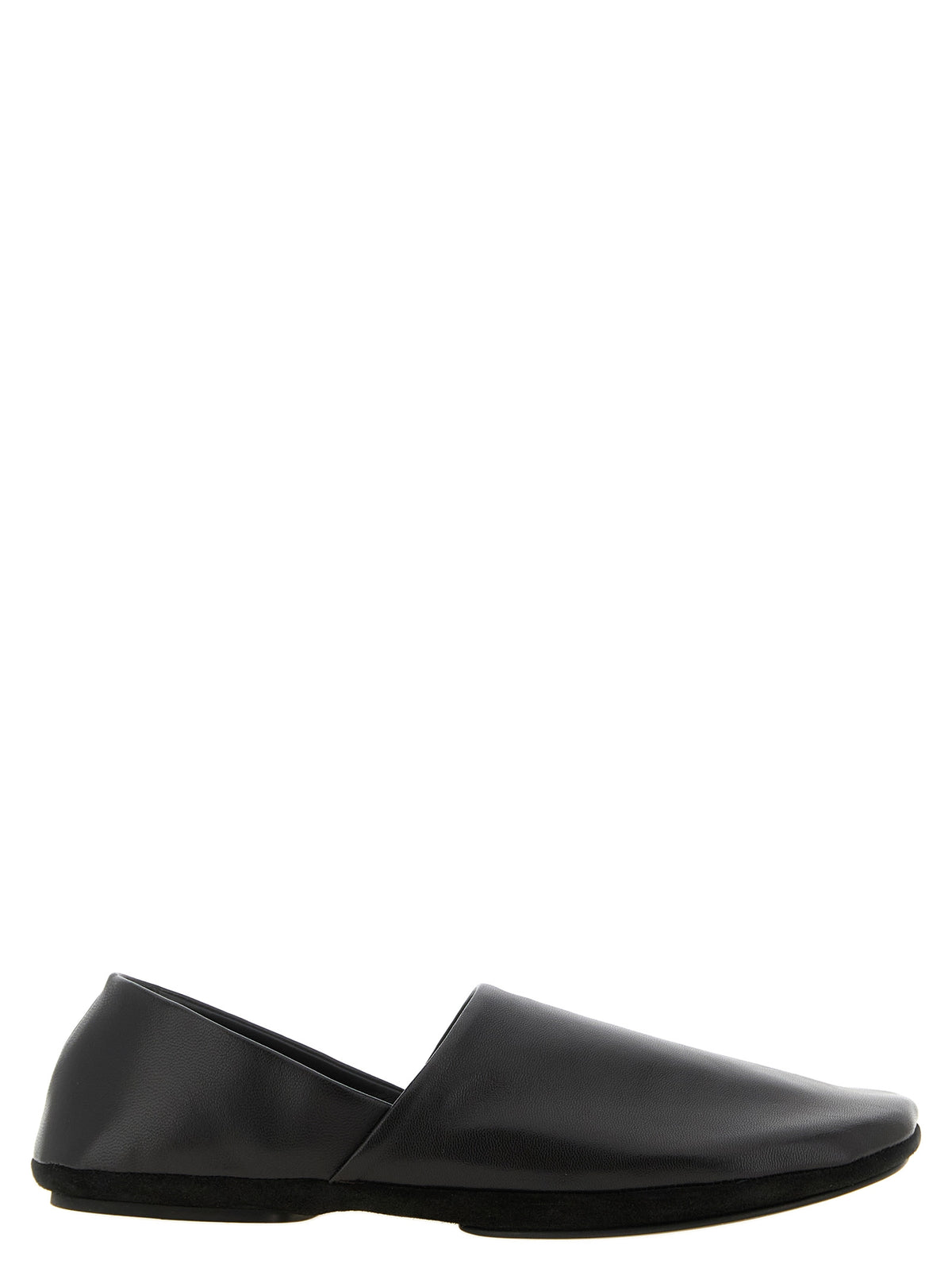 Lemaire Schwarze Loafer aus Lammleder zum Schlüpfen