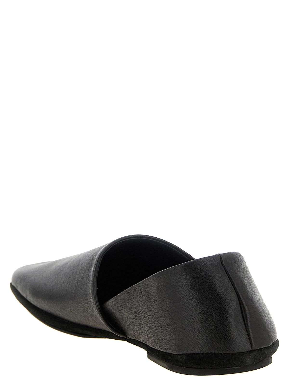 Lemaire Schwarze Loafer aus Lammleder zum Schlüpfen