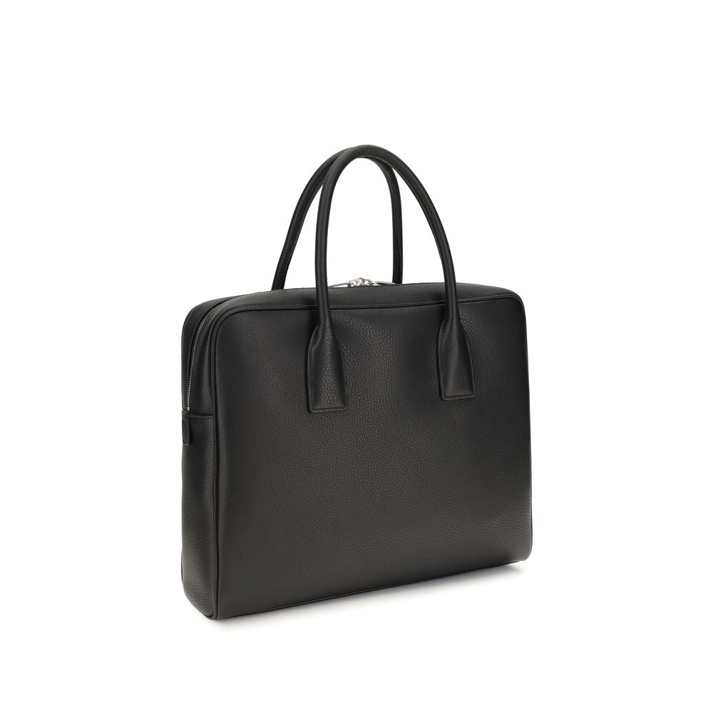 Saint Laurent Schwarze Kalbsleder Bos Taurus Handtasche