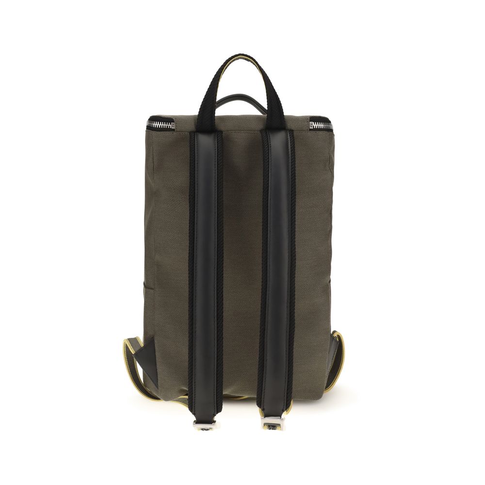 Fendi Zweifarbiger Rucksack aus Baumwolle