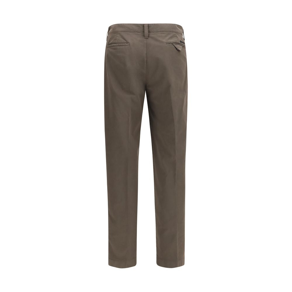 Prada Braune Cargohose aus Baumwolle