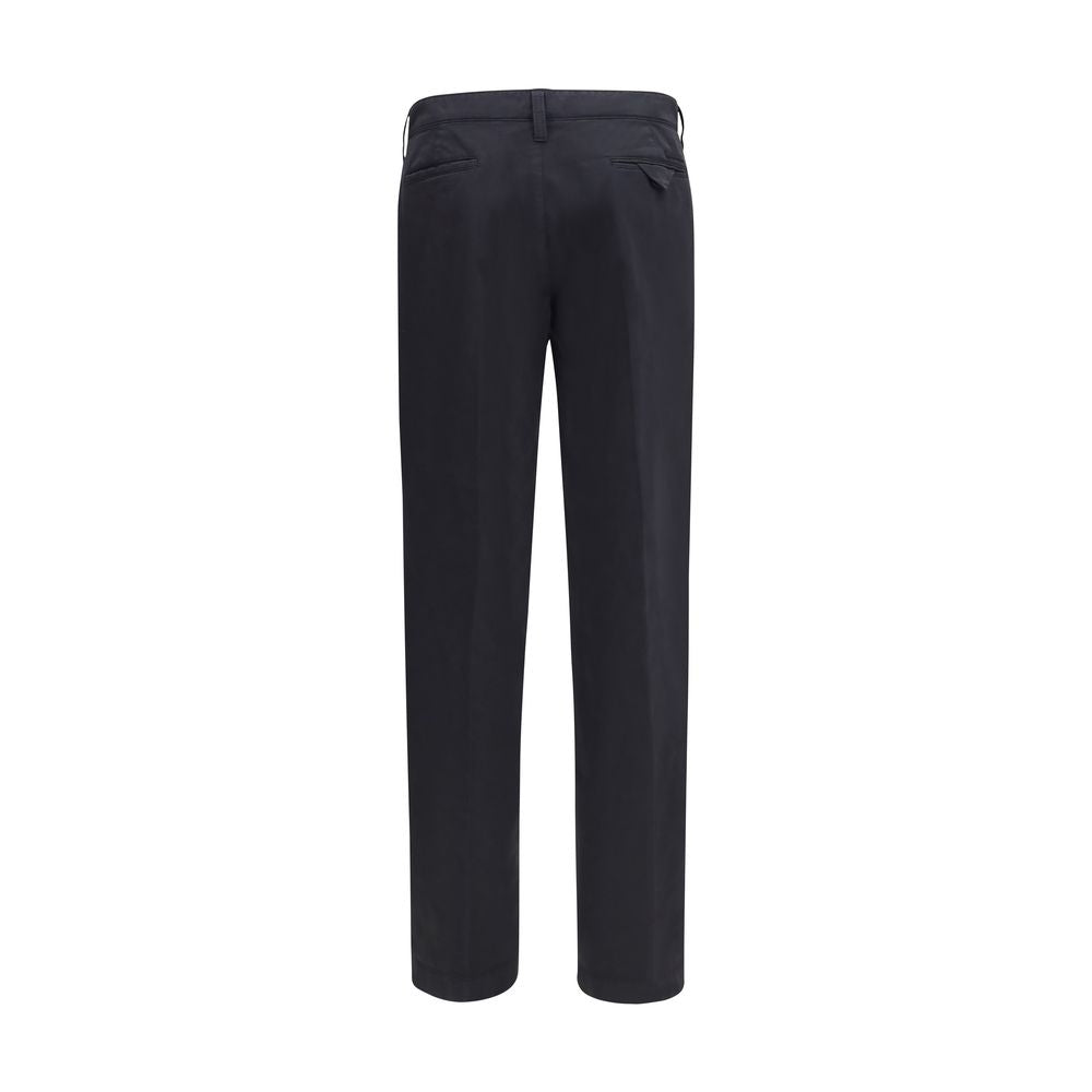 Prada Blaue Baumwoll-Freizeithose