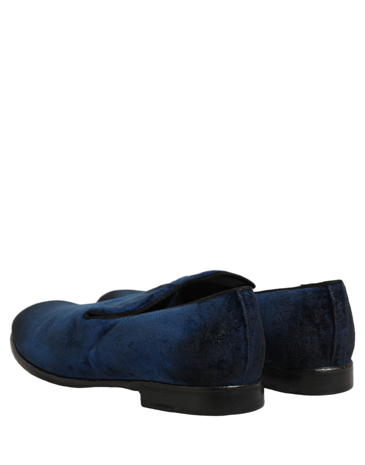 Dolce & Gabbana Blaue Mokassins aus Wildleder zum Hineinschlüpfen für Herren