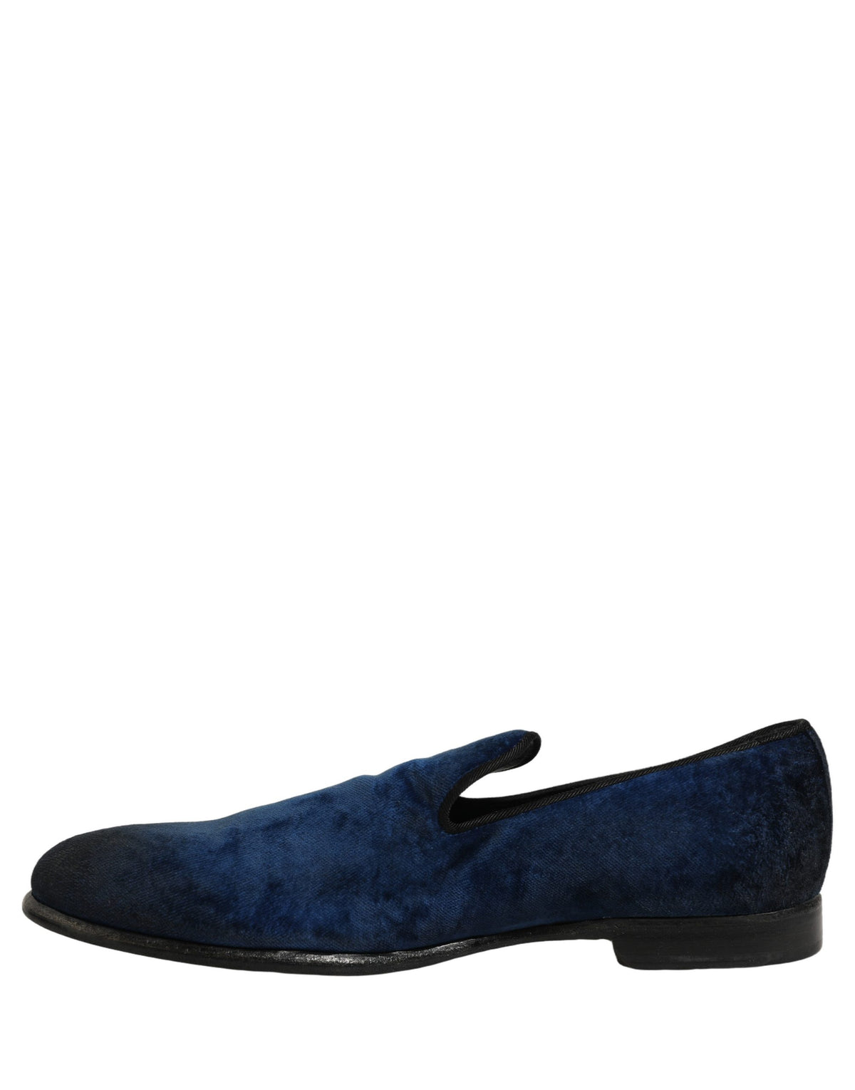 Dolce & Gabbana Blaue Mokassins aus Wildleder zum Hineinschlüpfen für Herren