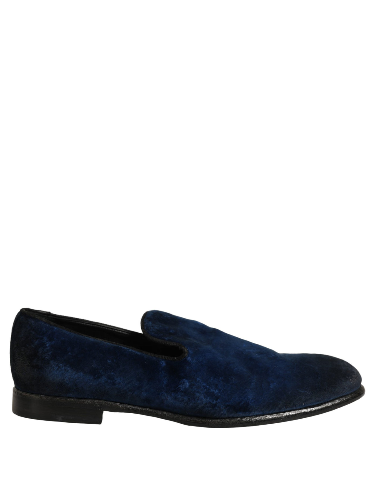 Dolce & Gabbana Blaue Mokassins aus Wildleder zum Hineinschlüpfen für Herren