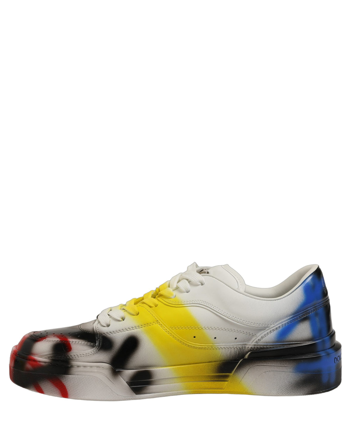 Dolce & Gabbana Mehrfarbige New Roma Paint Sneaker Herrenschuhe