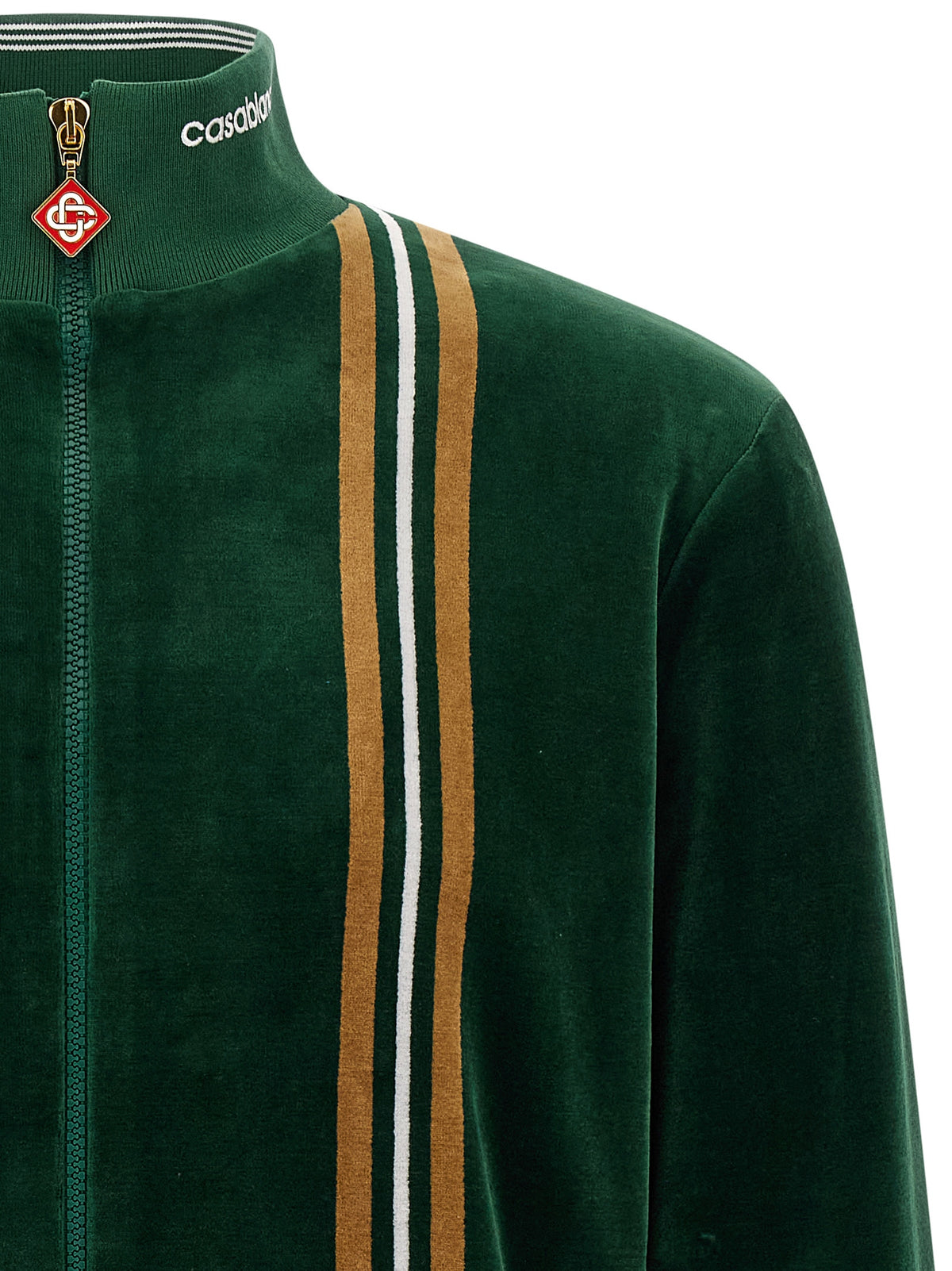 Casablanca Zweifarbiger Baumwollpullover