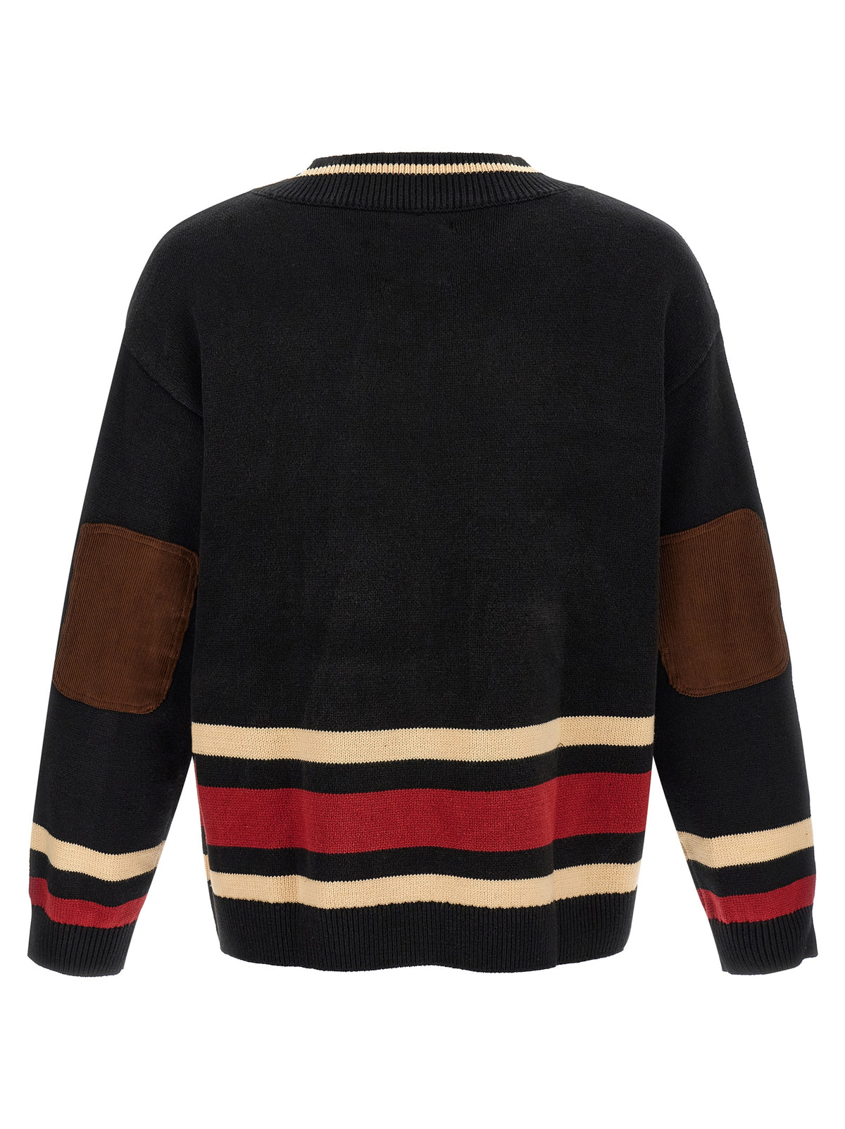 FOUND Schwarzer Baumwollcardigan
