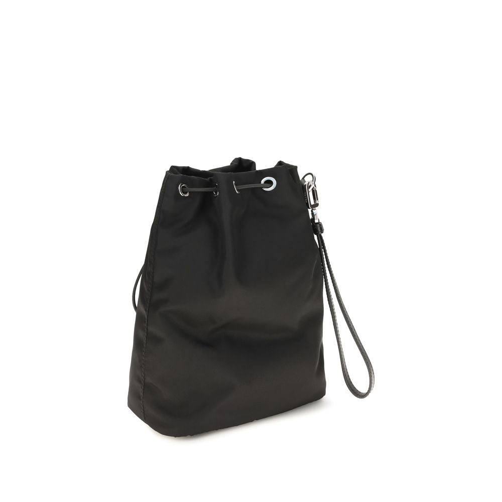 Prada Schwarzes Nylon Portemonnaie