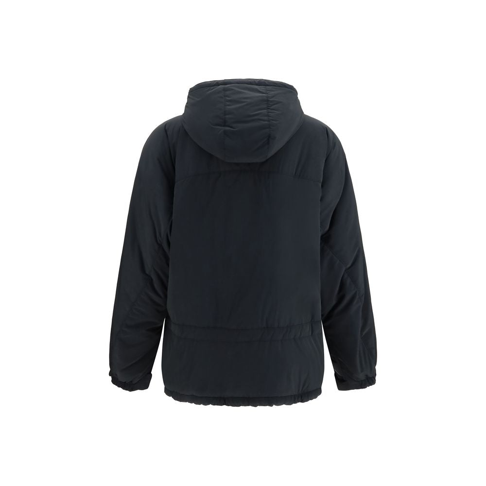 Miu Miu Schwarze Polyester-Jacke in voller Länge