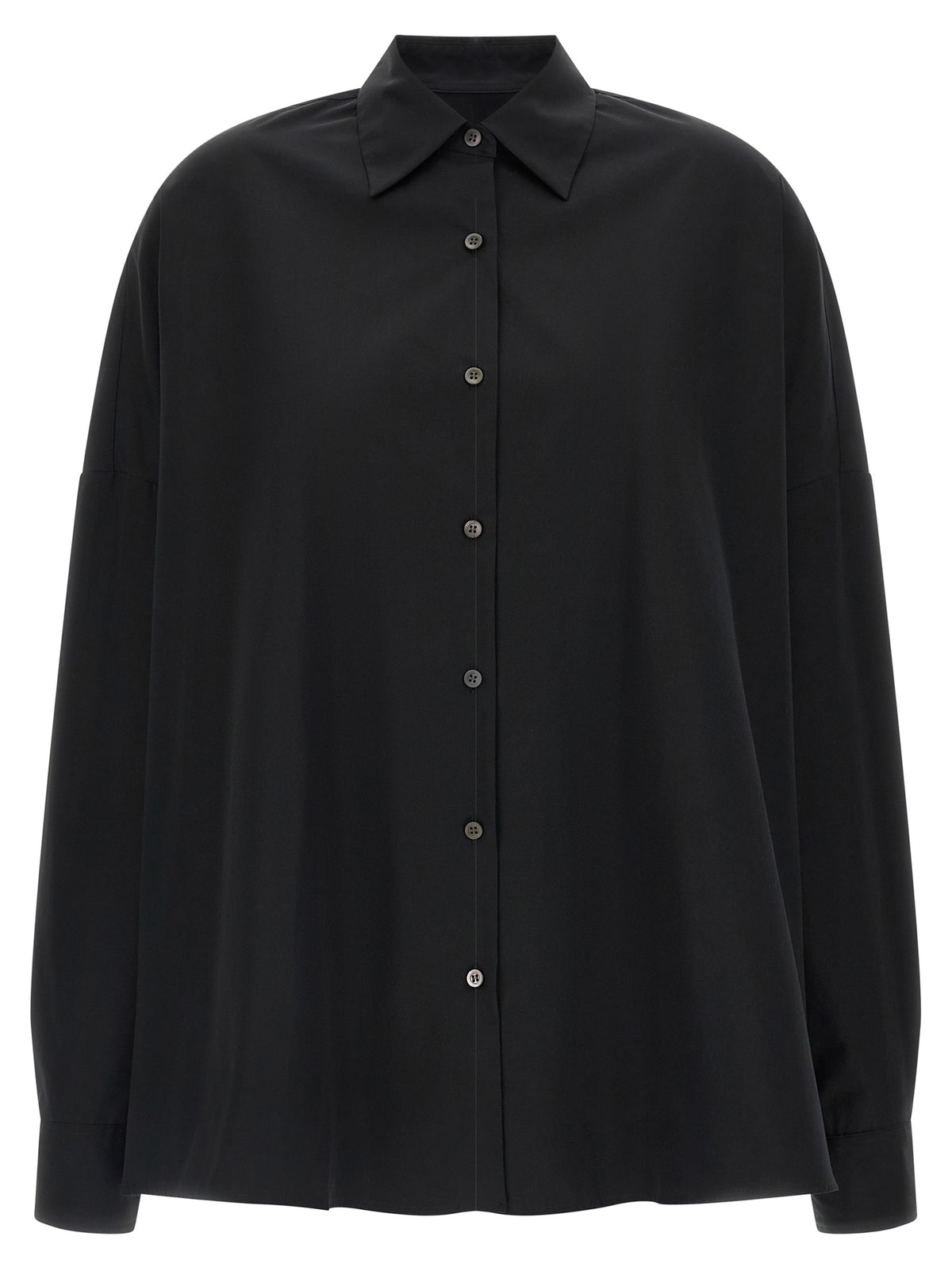Dries Van Noten Schwarze Baumwollbluse