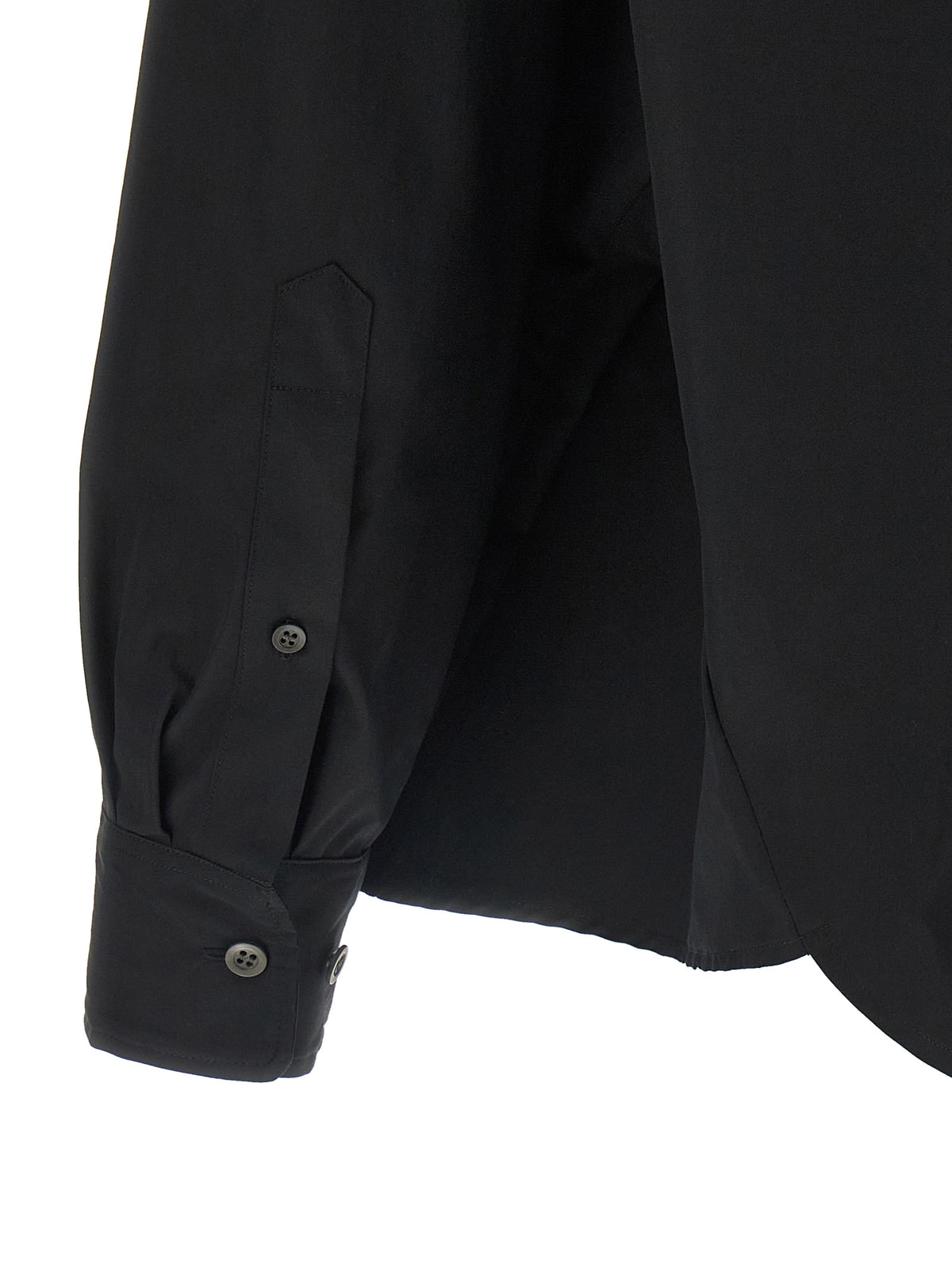 Dries Van Noten Schwarze Baumwollbluse