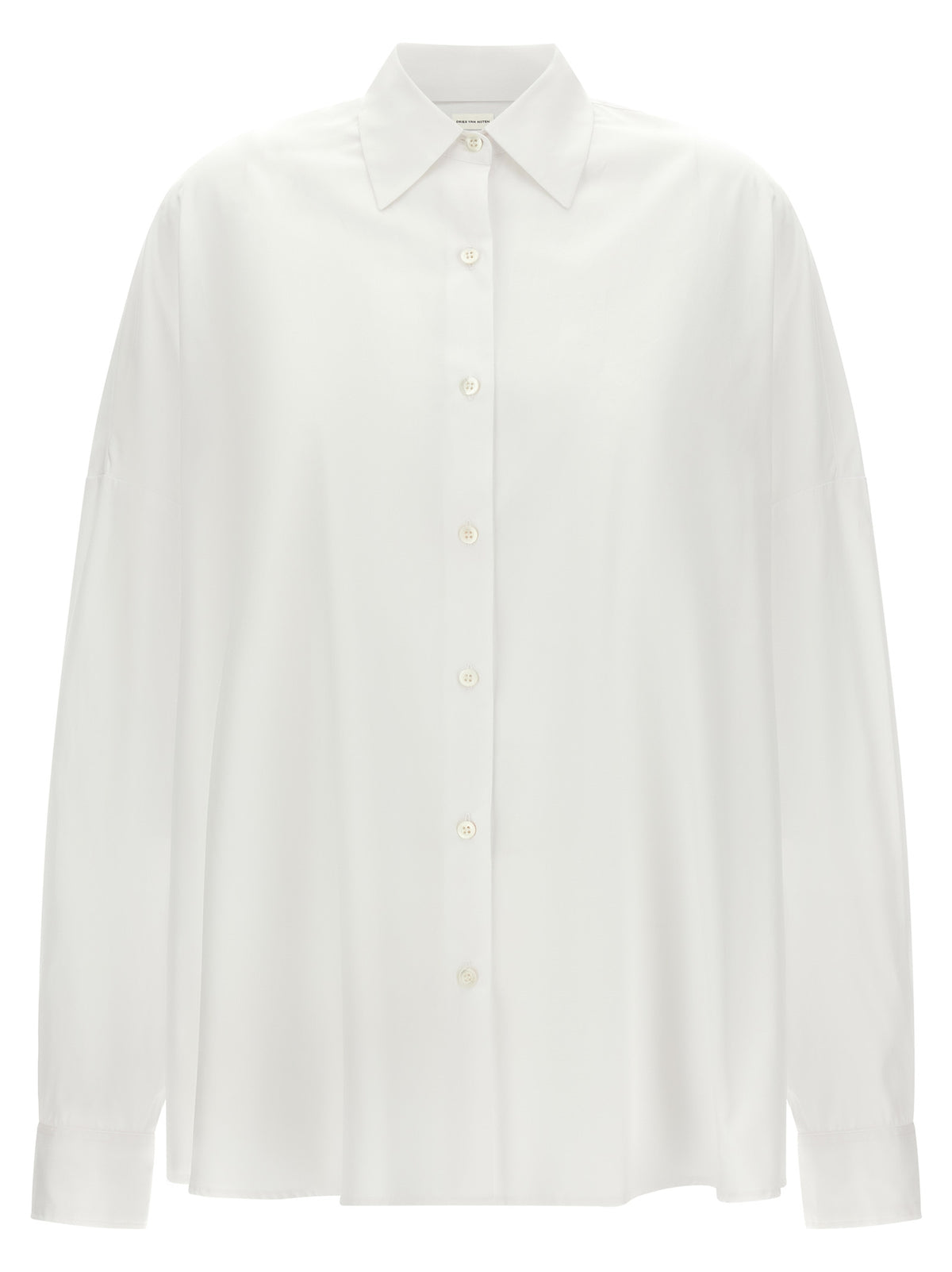 Dries Van Noten Weiße Baumwollbluse