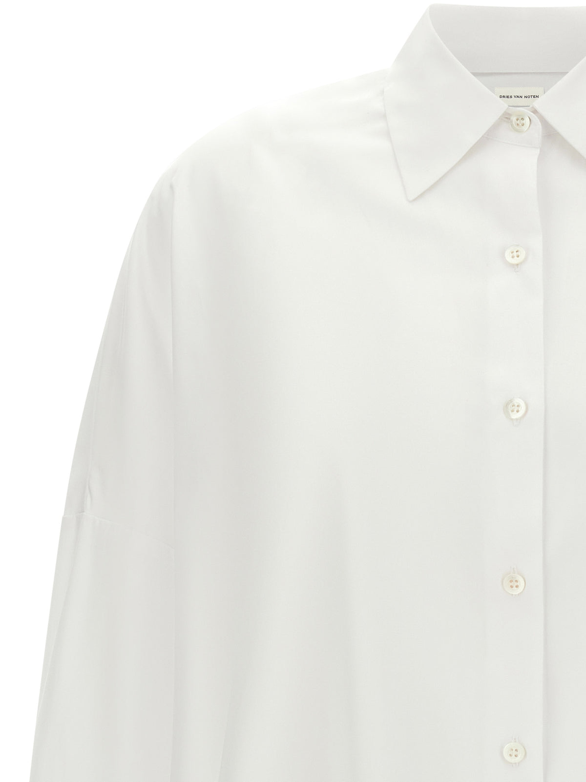 Dries Van Noten Weiße Baumwollbluse