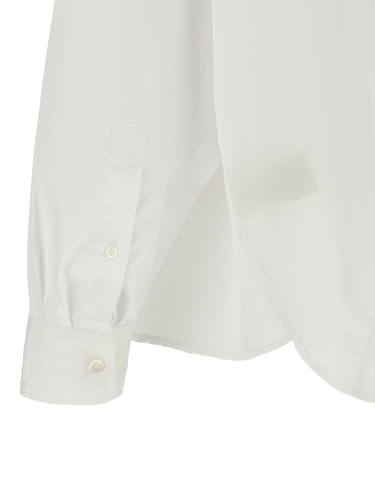 Dries Van Noten Weiße Baumwollbluse