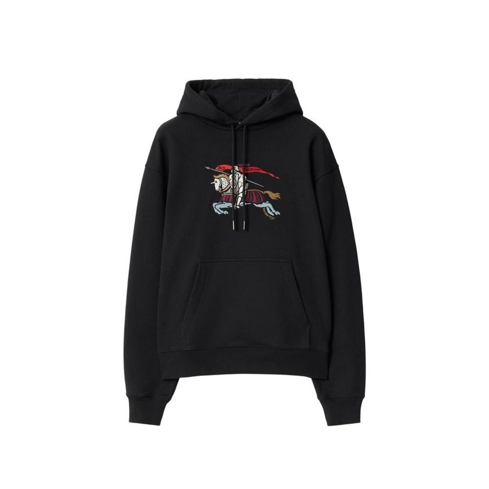 Burberry Schwarzer Baumwoll-Hoodie