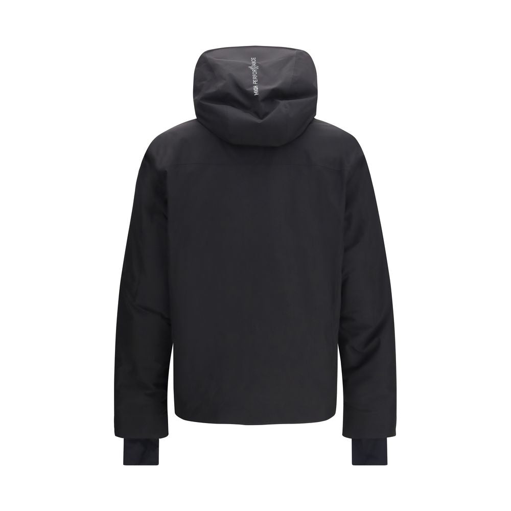 Moncler Grenoble Schwarze Daunenjacke aus Shell