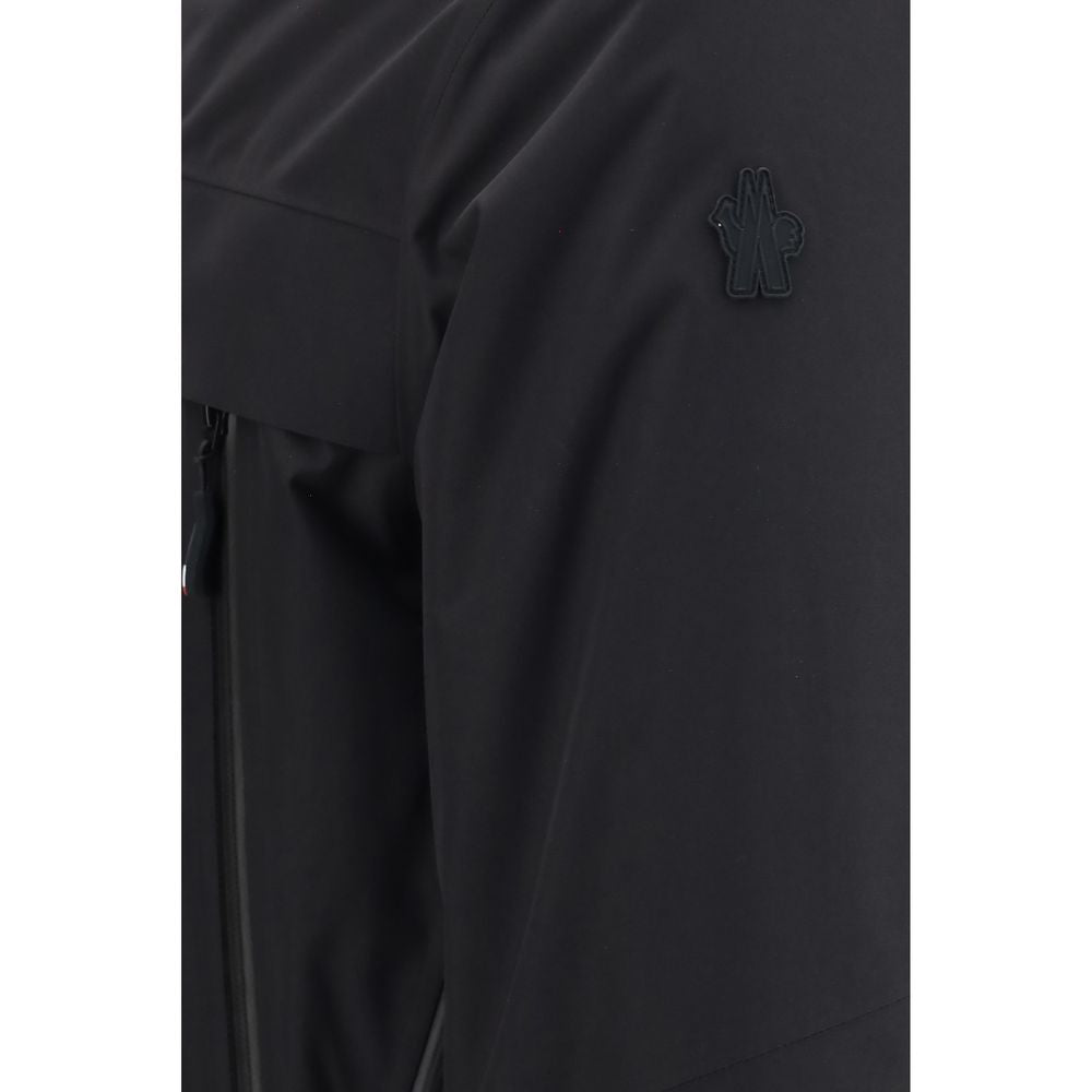 Moncler Grenoble Schwarze Daunenjacke aus Shell