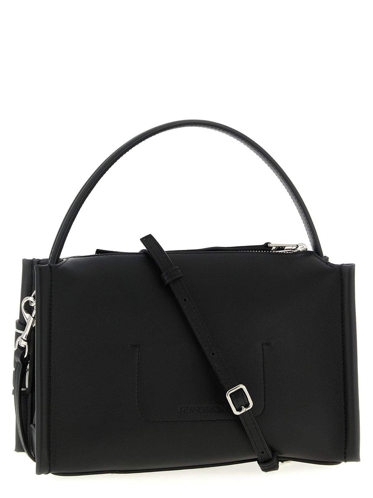 J.W.Anderson Schwarze Kalbsleder-Schultertasche