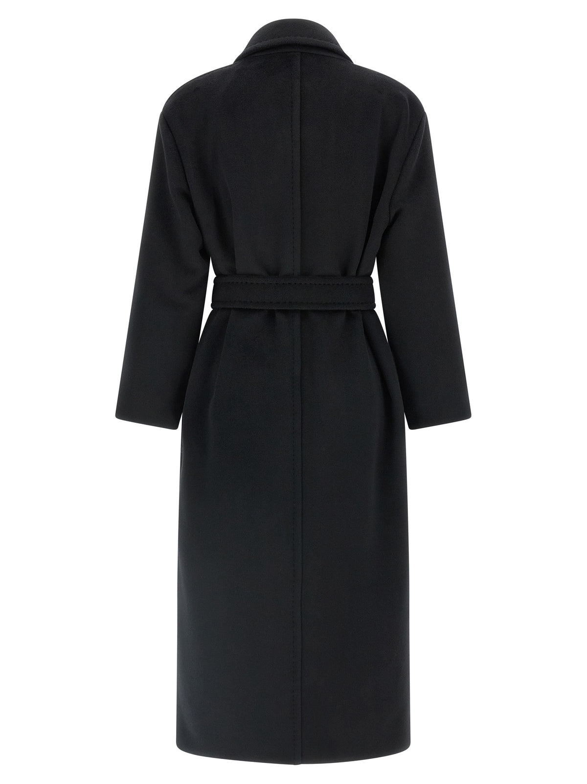 Max Mara Schwarzer Wollmantel