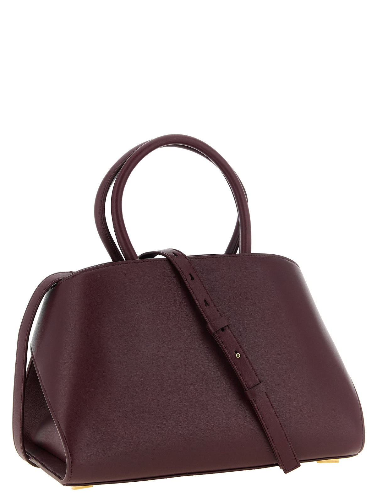 Ferragamo Handtasche aus bordeauxrotem Kalbsleder