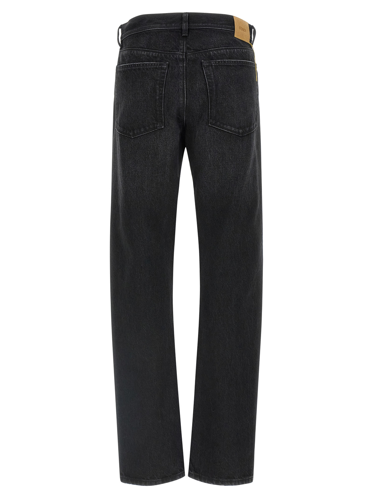 Fendi Schwarze Baumwolljeans Denim