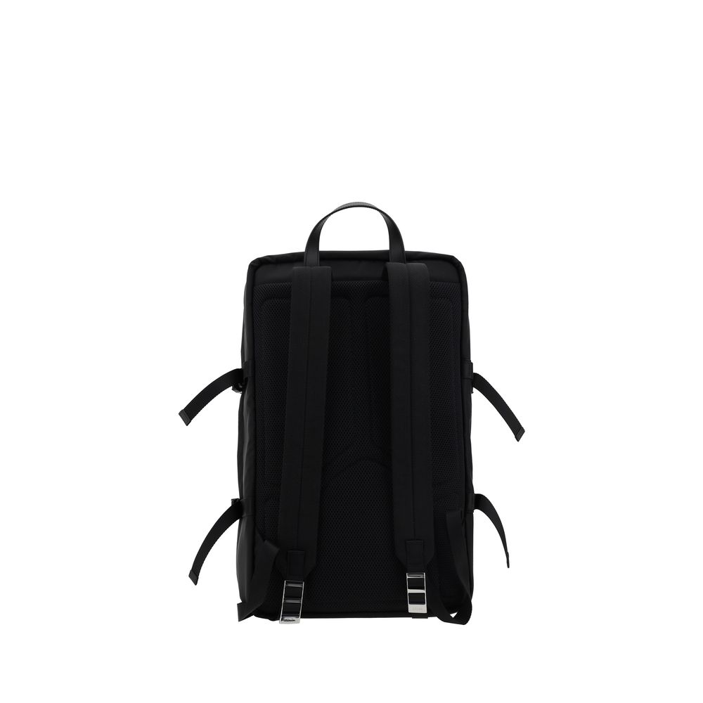 Prada Schwarzer Rucksack aus recyceltem Polyamid