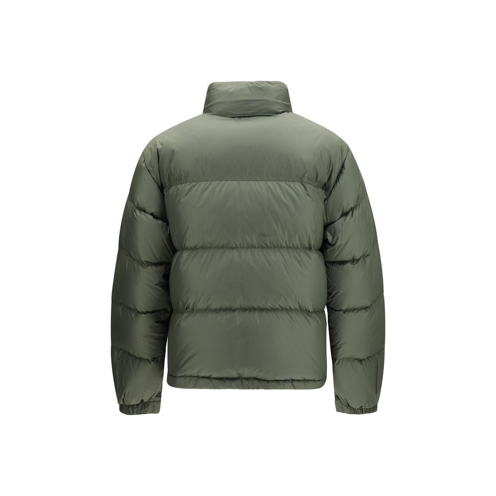 Burberry Zweifarbige Polyamid-Steppjacke in voller Länge