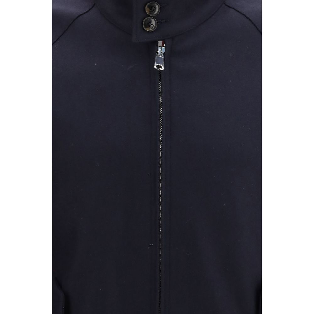 Baracuta Blaue Jacke aus Lammwolle Aries