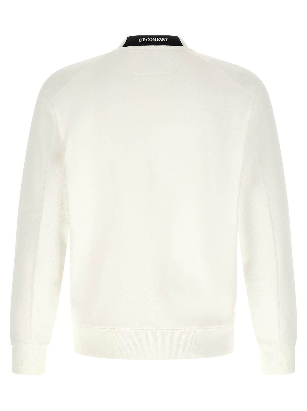 C.P. Company Weißes Baumwoll-Sweatshirt