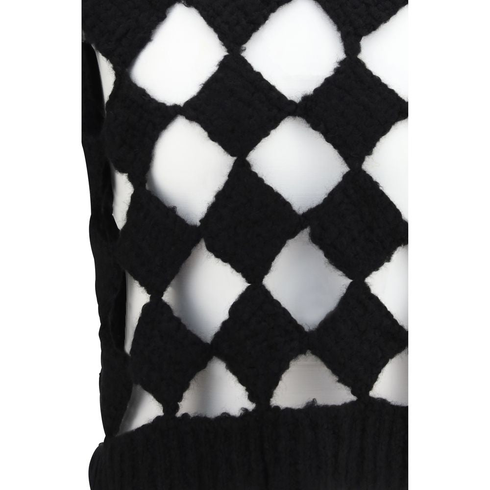 Rick Owens Schwarzes Kaschmir-Top