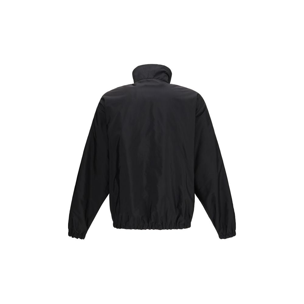Prada Mehrfarbige Jacke aus recyceltem Polyamid in voller Länge