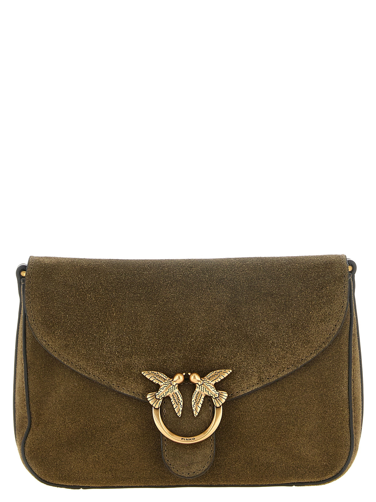 PINKO Bicolor Calfskin Crossbody Bag