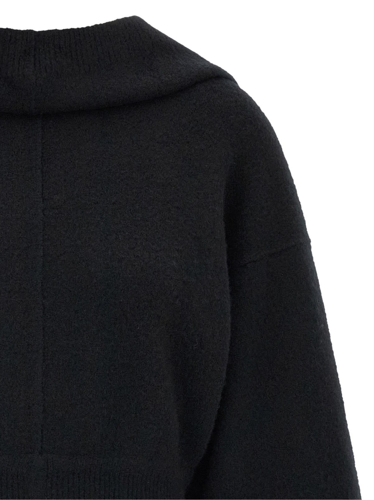 Rick Owens Schwarzer Kaschmir-Pullover