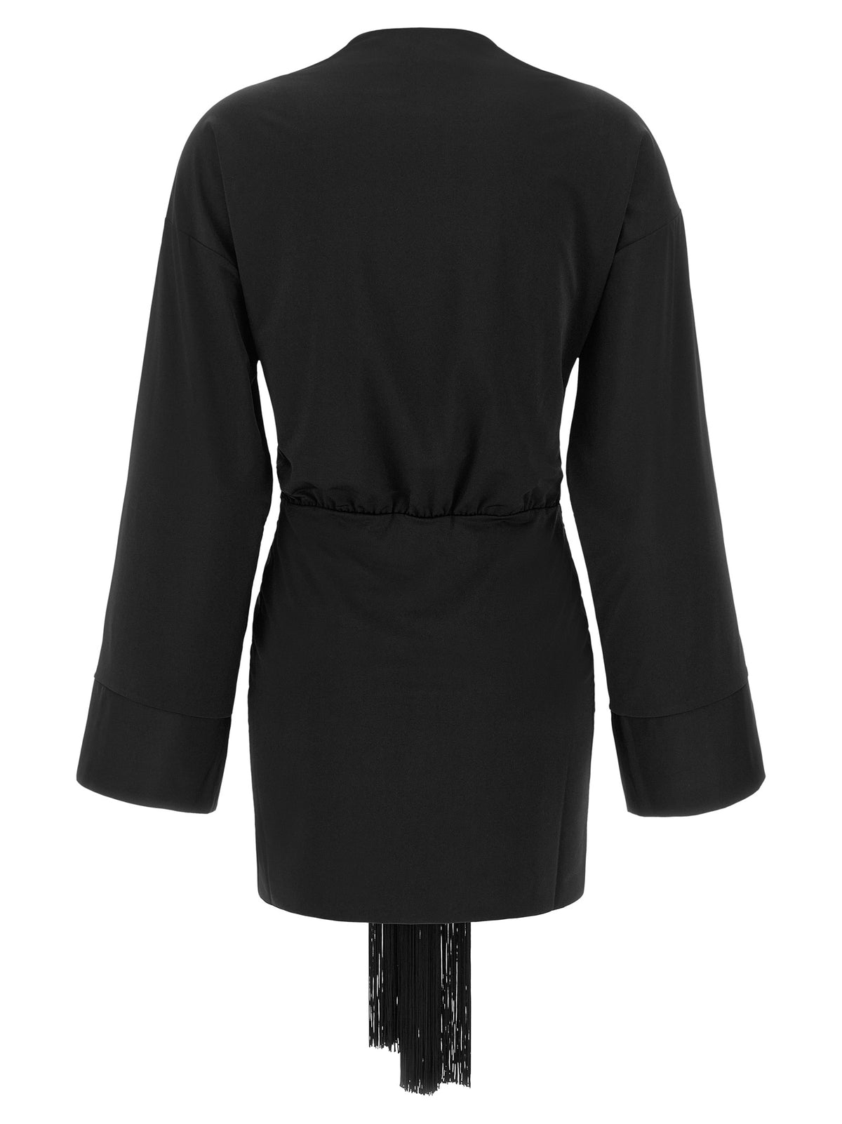 The Andamane Schwarzes Polyester-Kurzkleid