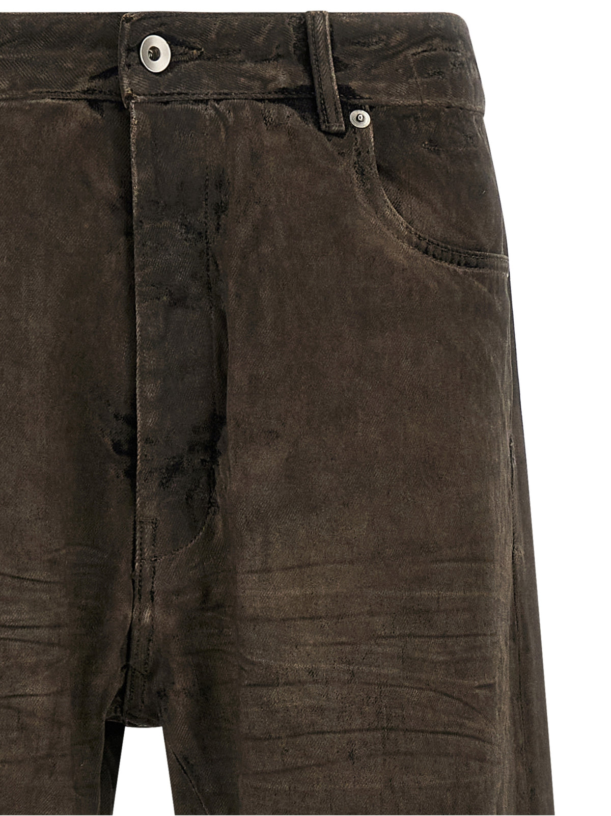 DRKSHDW Braune Baumwolljeans im Relaxed Fit