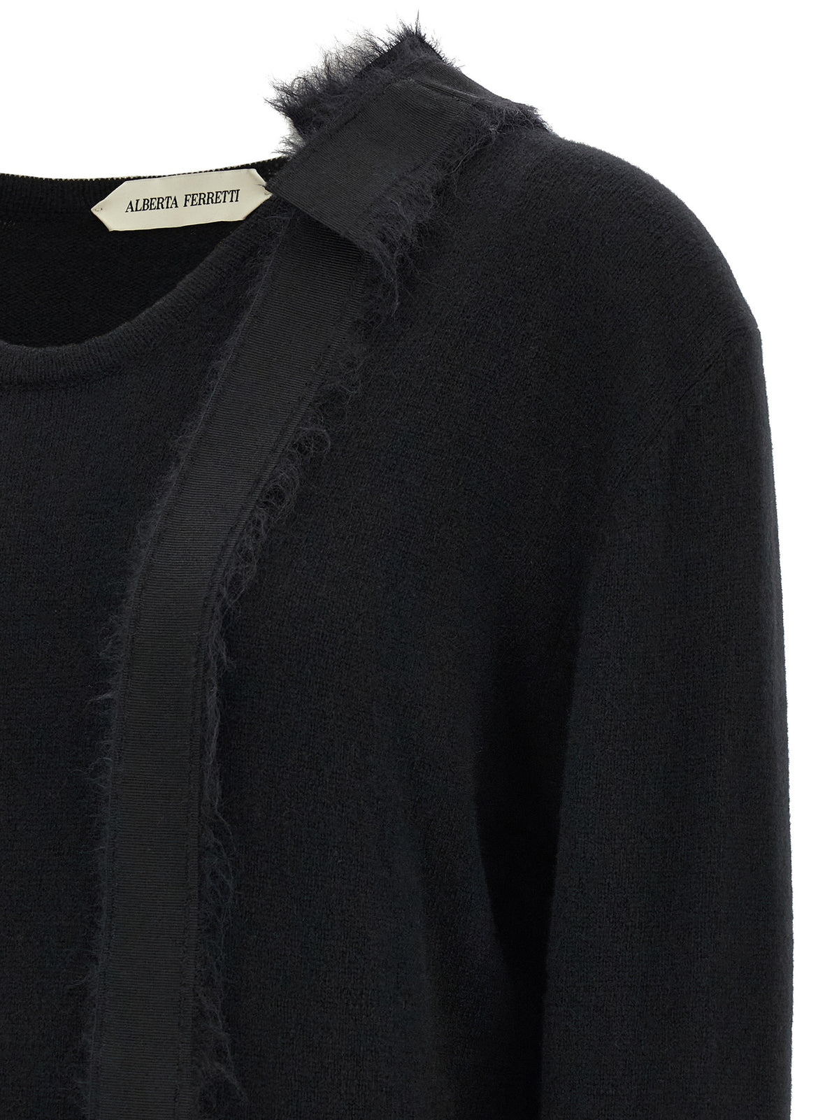 Alberta Ferretti Schwarzer Kaschmir-Cardigan