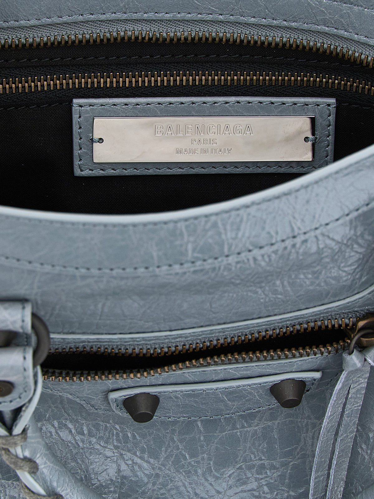 Balenciaga Graue Lammleder-Handtasche