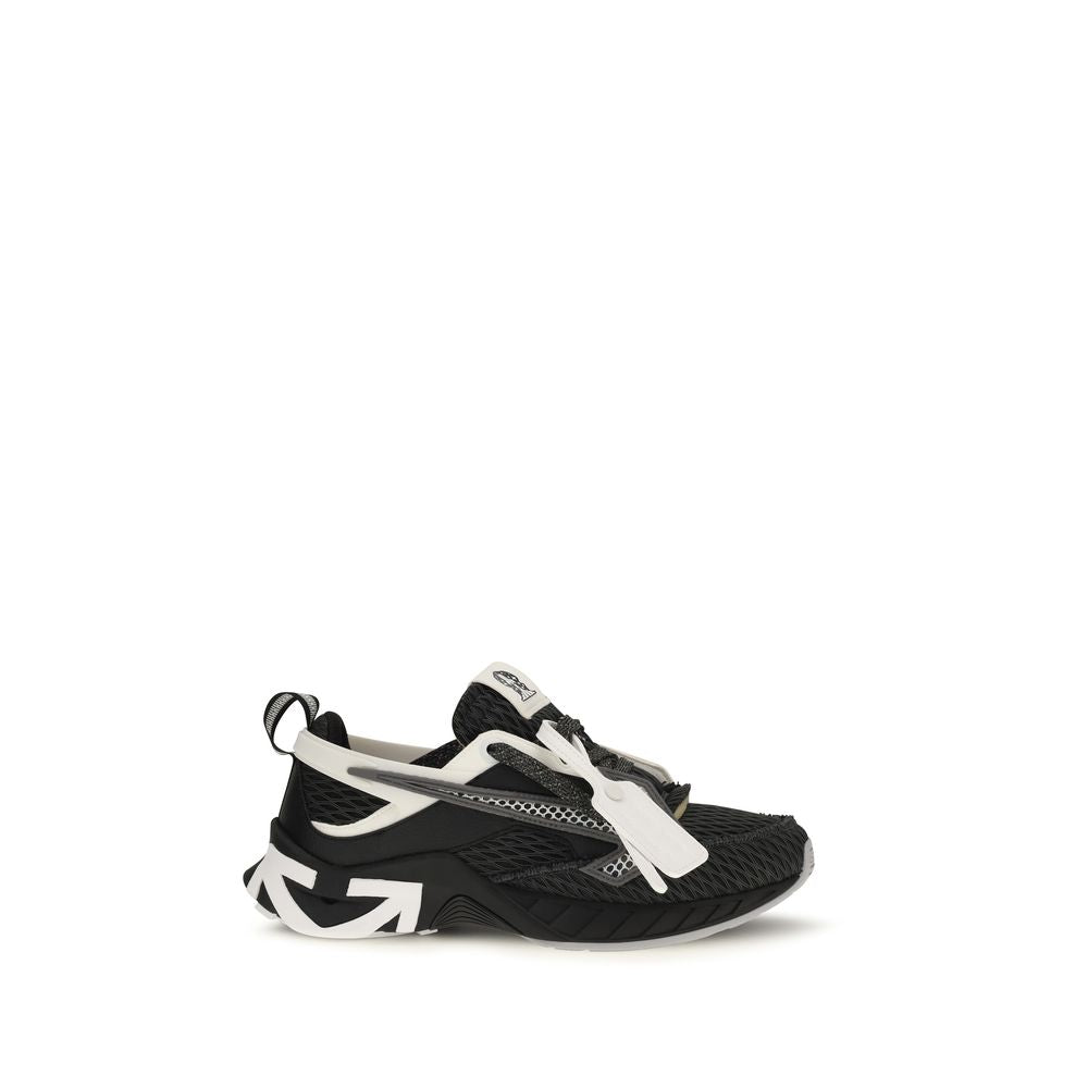 Off-White Schwarze Sneaker aus Polyester für sportliche Looks