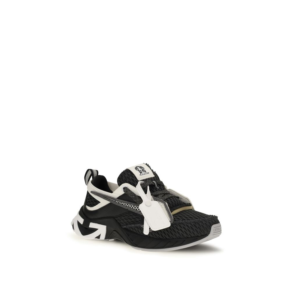 Off-White Schwarze Sneaker aus Polyester für sportliche Looks