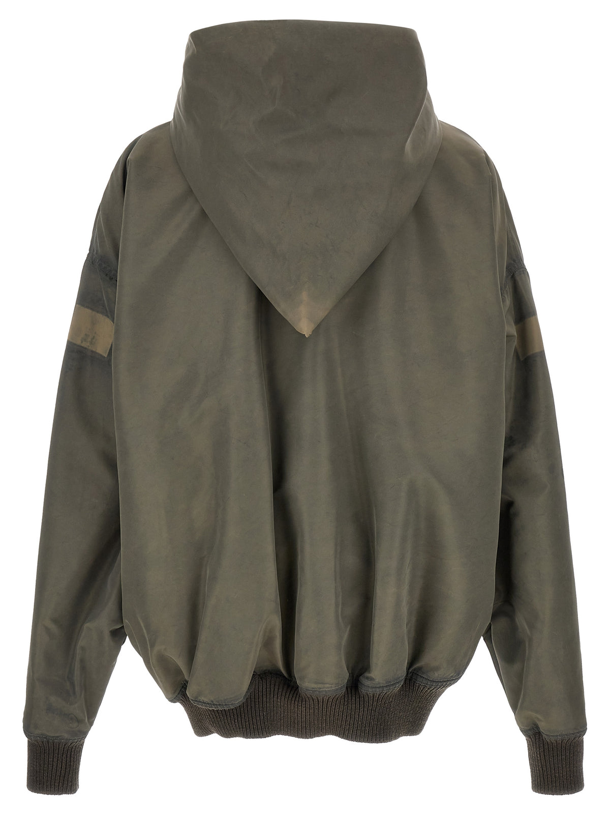 Rick Owens Graue Jacke aus Nylon