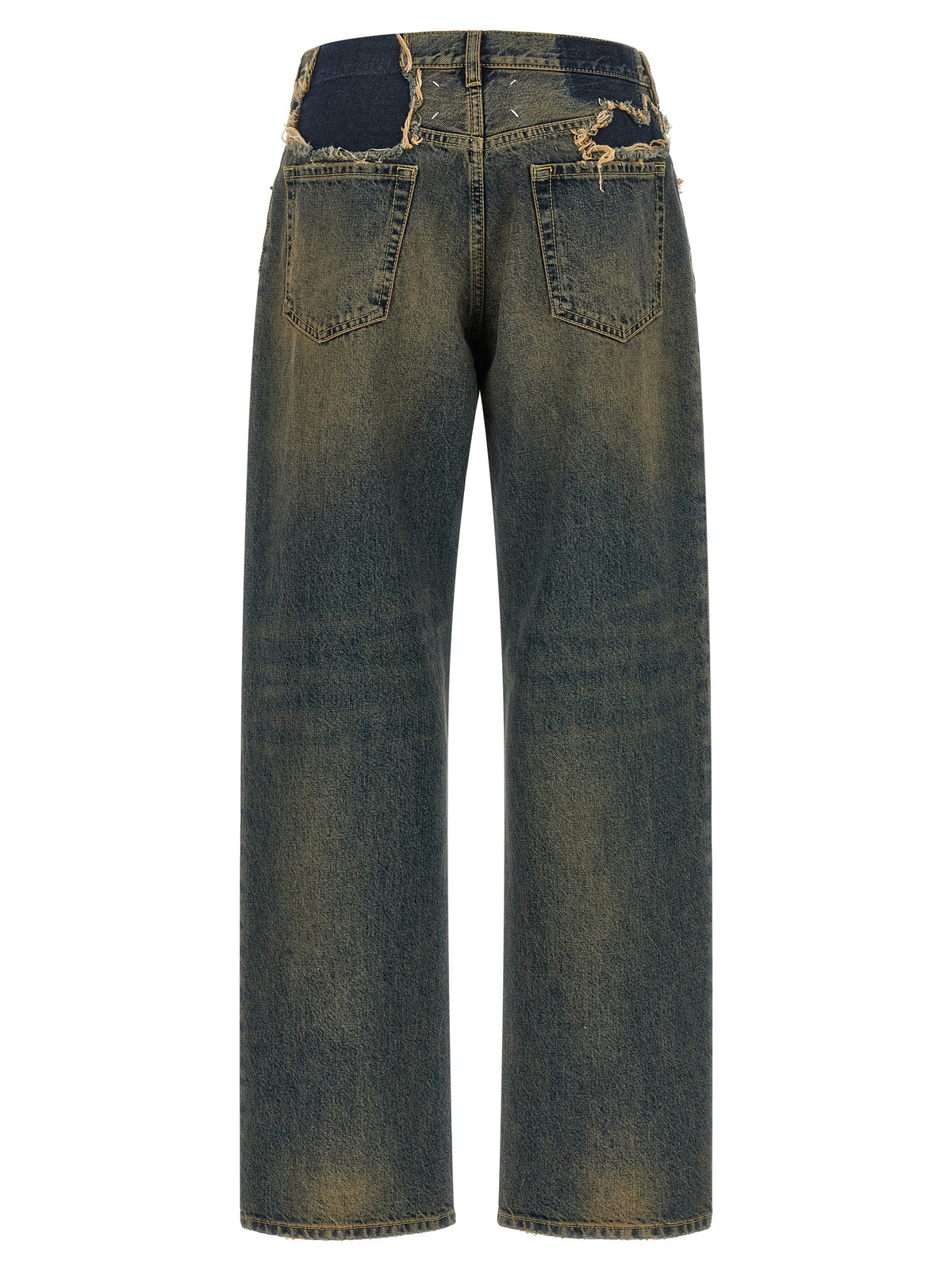 Maison Margiela Blaue Jeans aus Baumwolle im geraden Schnitt
