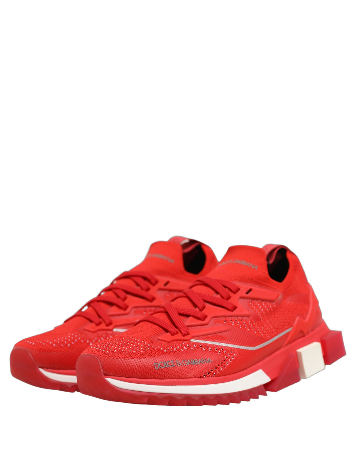 Dolce & Gabbana Rote SORRENTO Sport Stretch Herren Sneaker