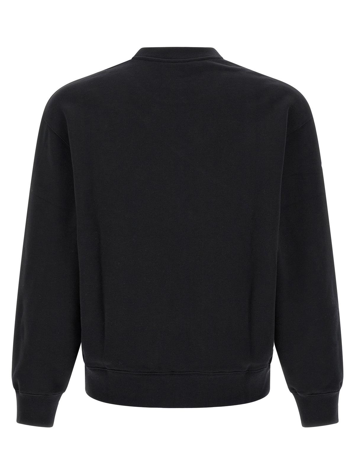 Maison Kitsuné Schwarzer Baumwoll-Sweatshirt
