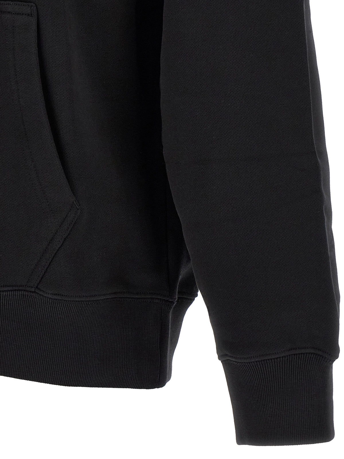 Maison Kitsuné Schwarzer Baumwoll-Sweatshirt